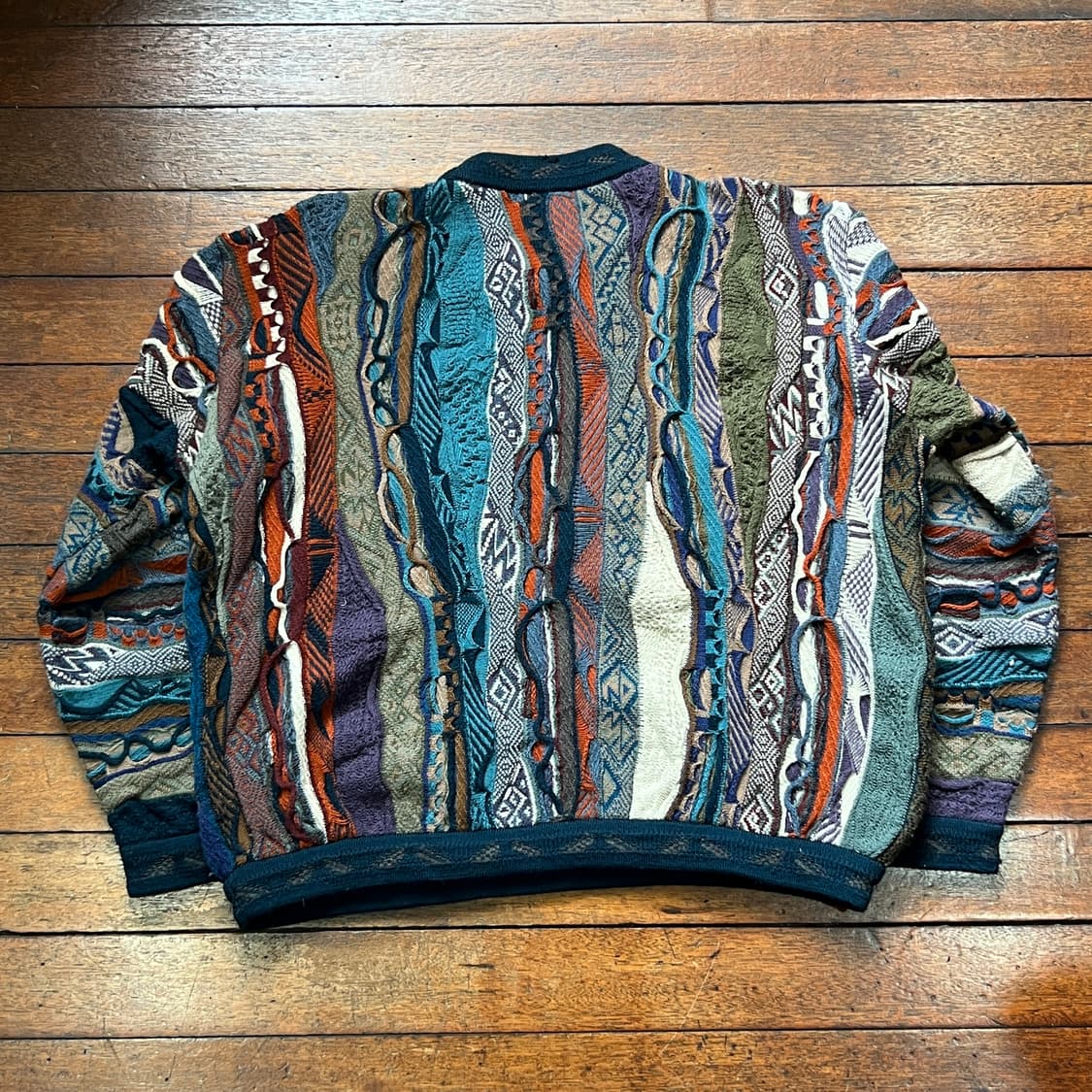 쿠지 케이블 긴팔 케이블 니트 상품이미지4