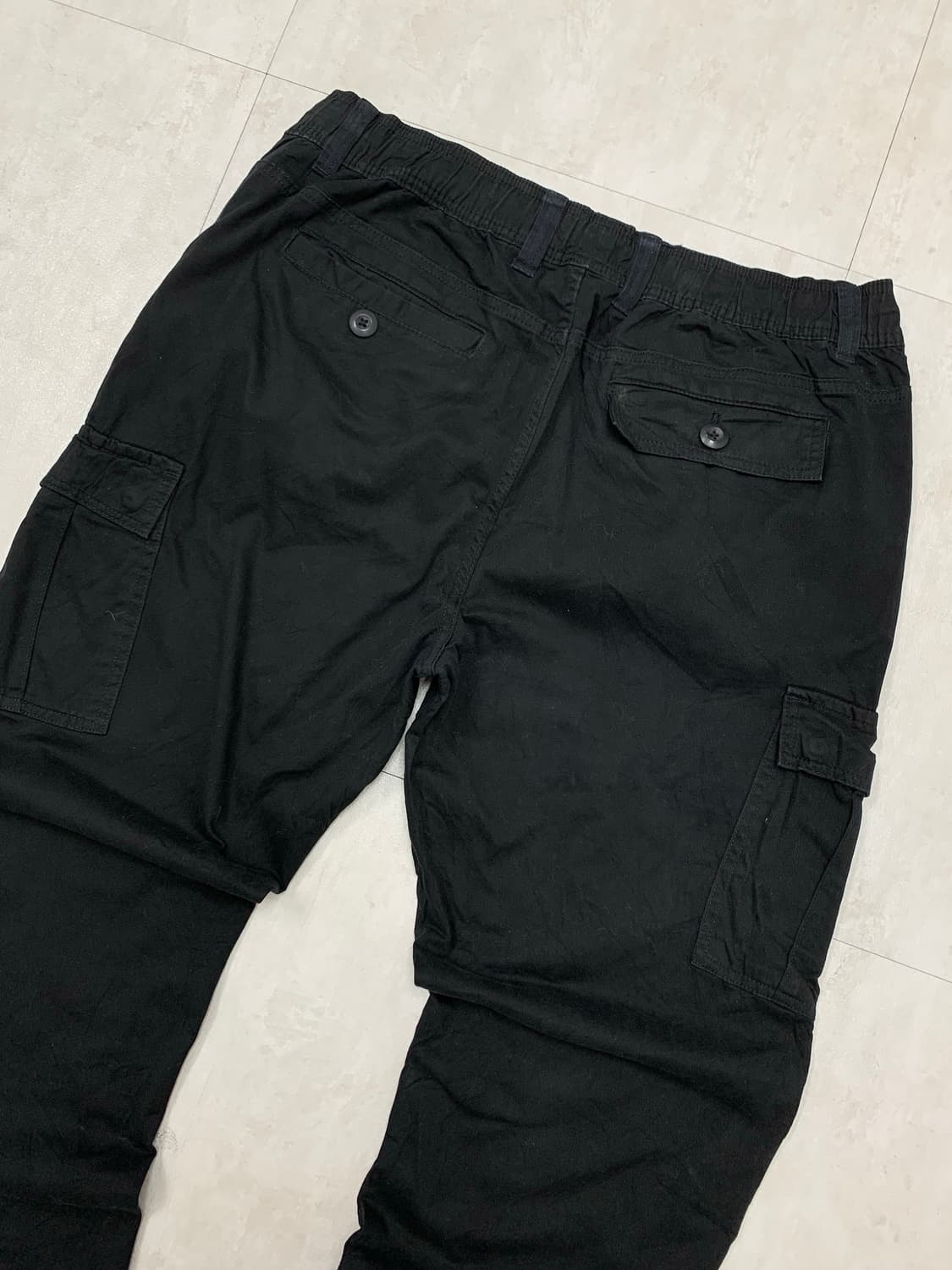 Noboundaries 블랙 카고 팬츠 #602 상품이미지6