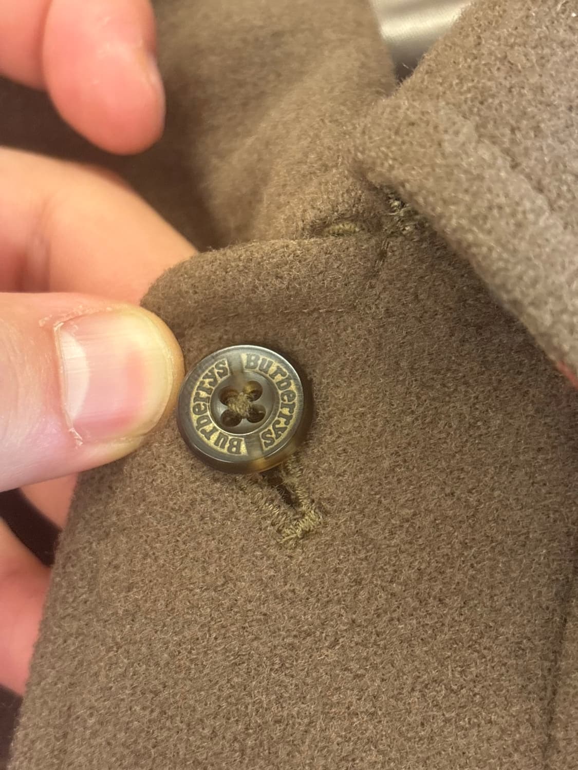 버버리 울 블루종 L 상품이미지4