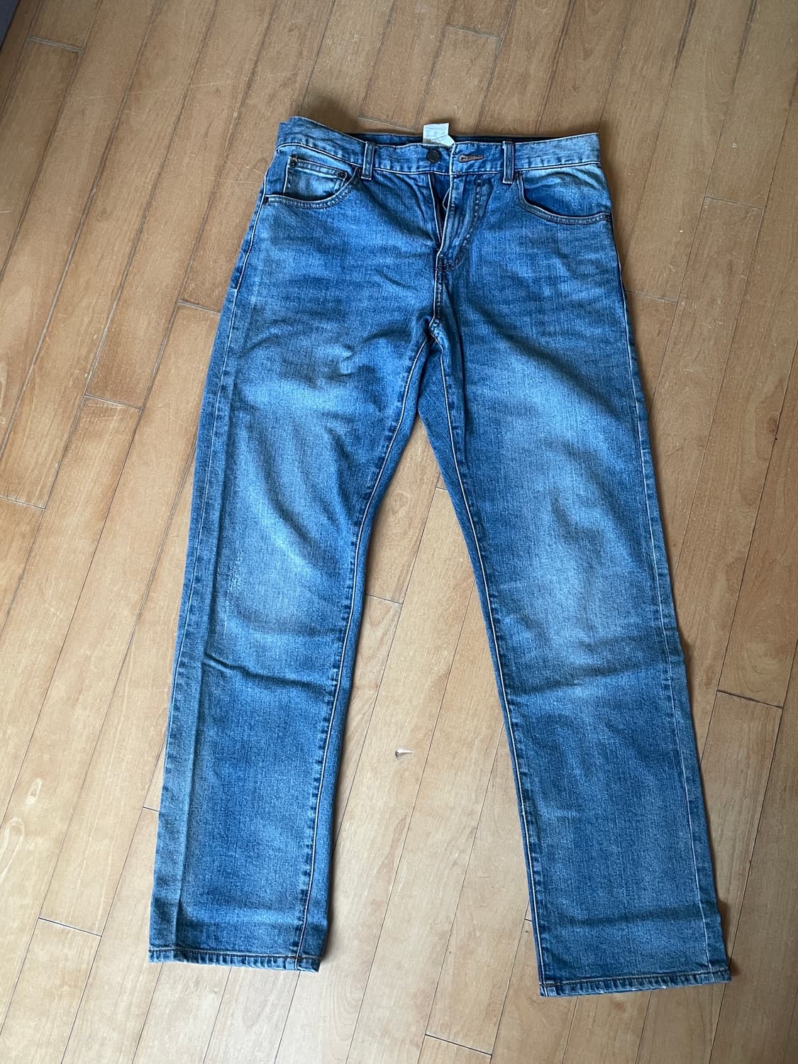 8 seconds 연청 데님 팬츠 상품이미지1