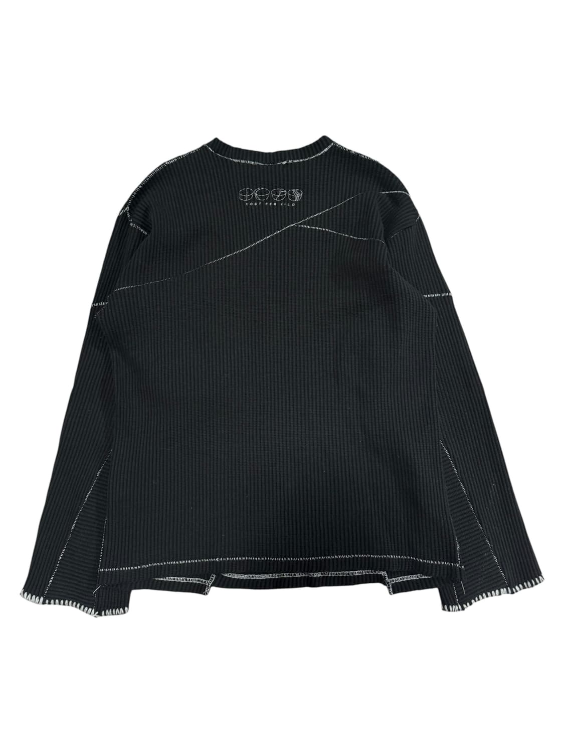 코스트퍼킬로 스티치 니트 (블랙 / L) whip stitch tee 상품이미지2