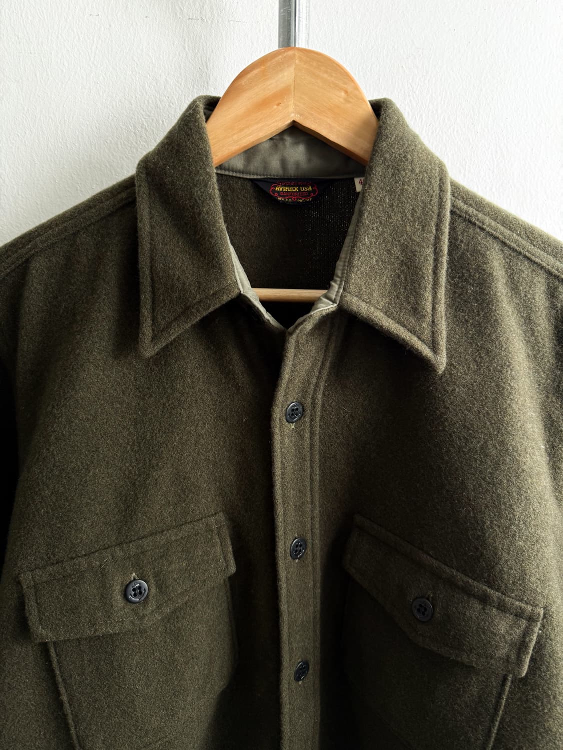 Avirex USA Military Wool Shirt 상품이미지2