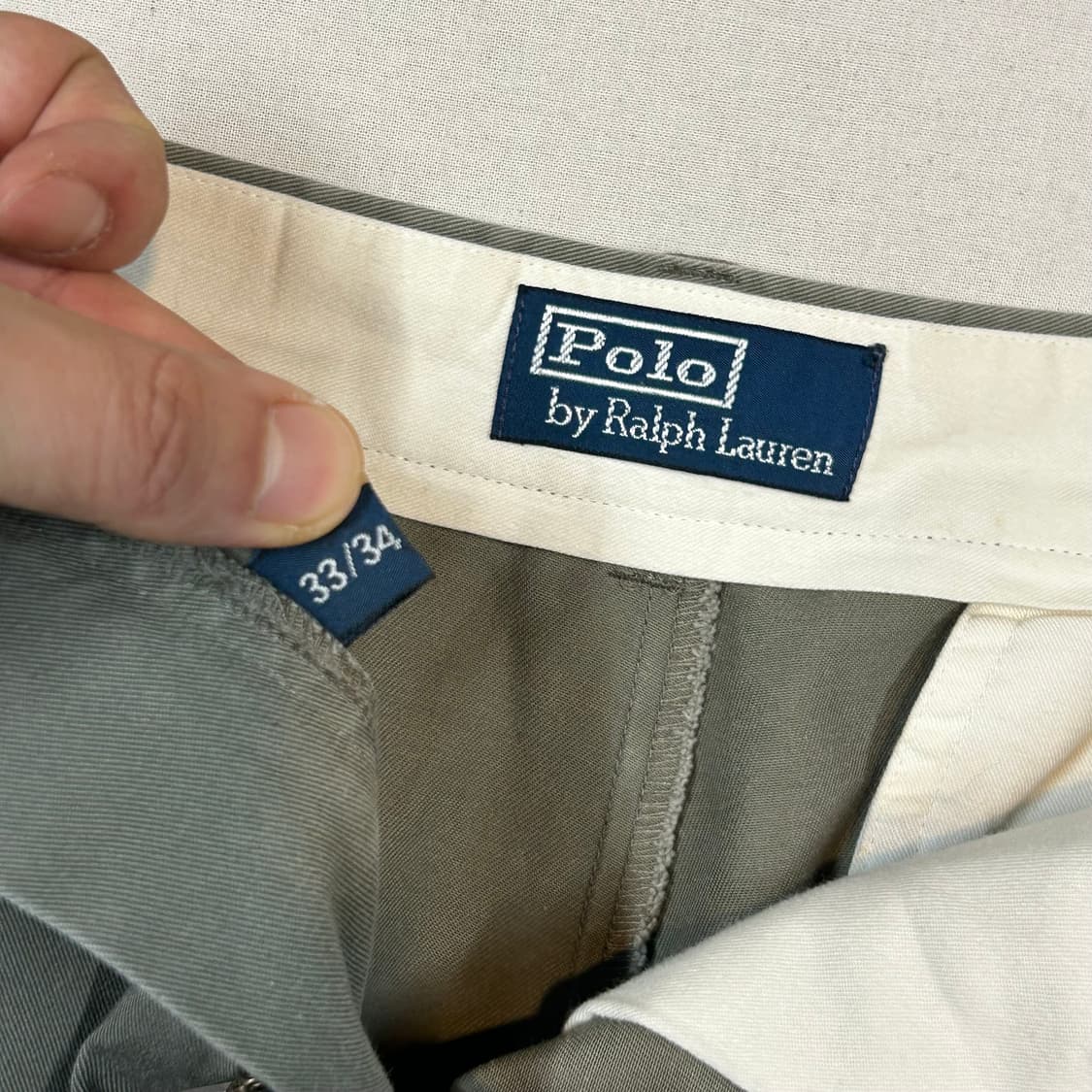 32inch) 폴로 랄프로렌 2T 클래식 치노팬츠 면바지 카키 상품이미지8