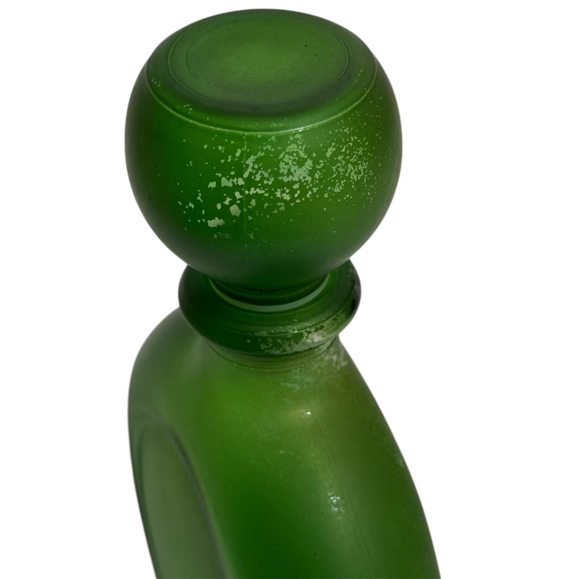 80s 프로스트 그린 글라스 보틀오브제 상품이미지7