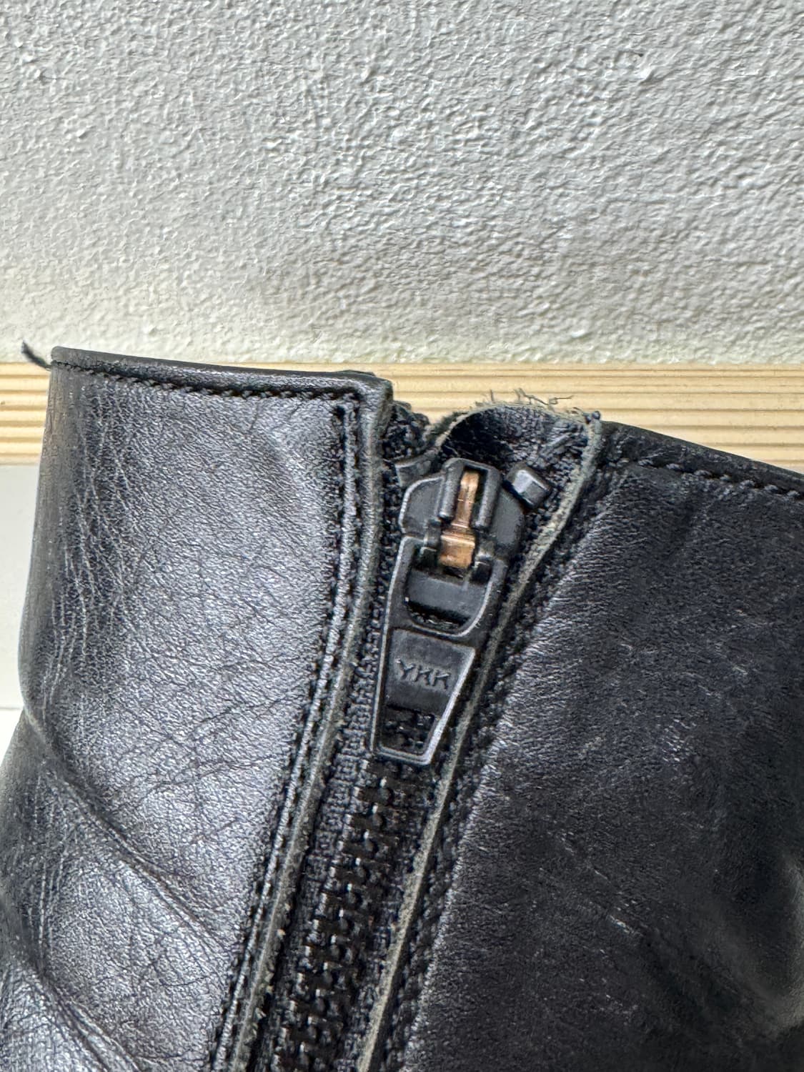 요지야마모토 스무스레더 플랫폼 집업 부츠 (230) 상품이미지5