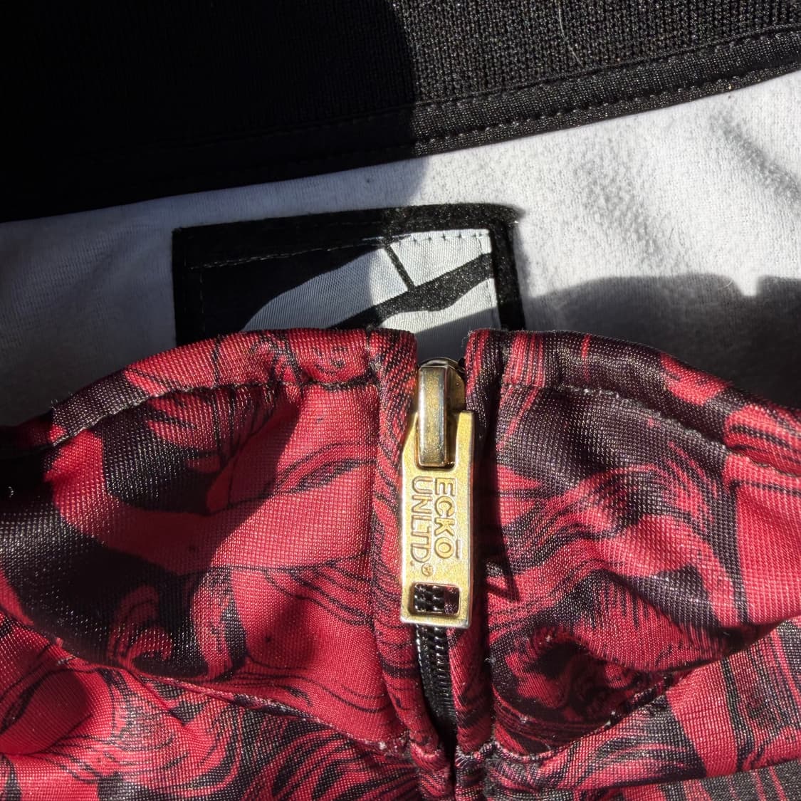 00s 에코 언리미티드 펑크 올드스쿨 해골 프린팅 오버핏 트랙탑 져지 L 상품이미지8