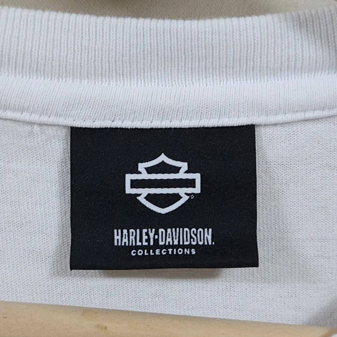 105 HARLEY DAVIDSON 할리데이비슨 로고 반팔티 화이트 상품이미지4