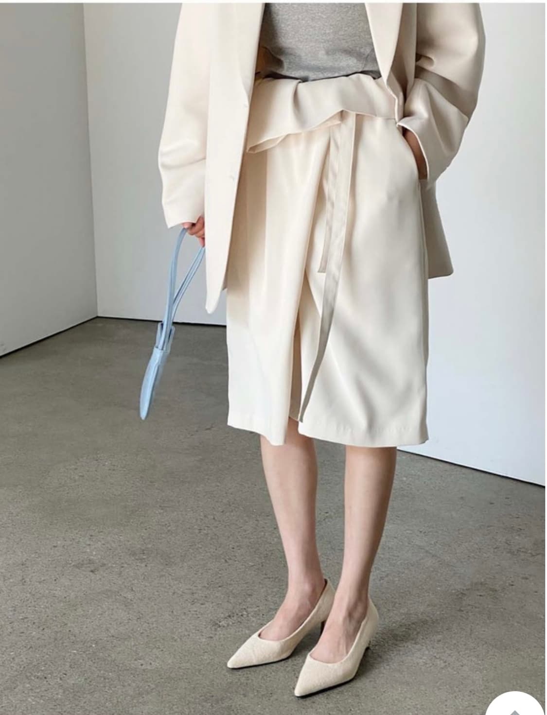 쓰리컷 자체제작 made 버뮤다 랩 팬츠 상품이미지1