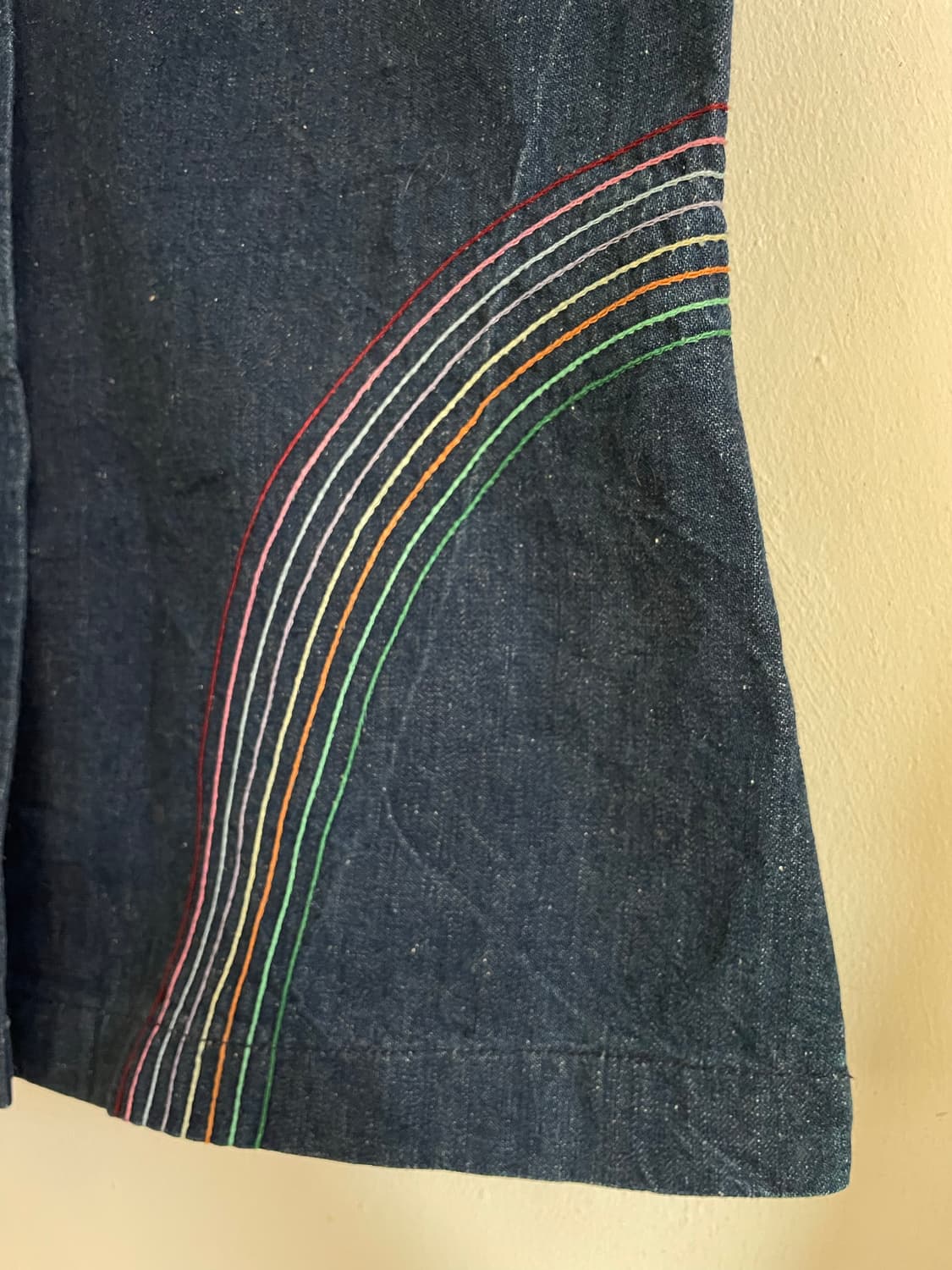 80s 빈티지 웨스턴 데님 셔츠 상품이미지5