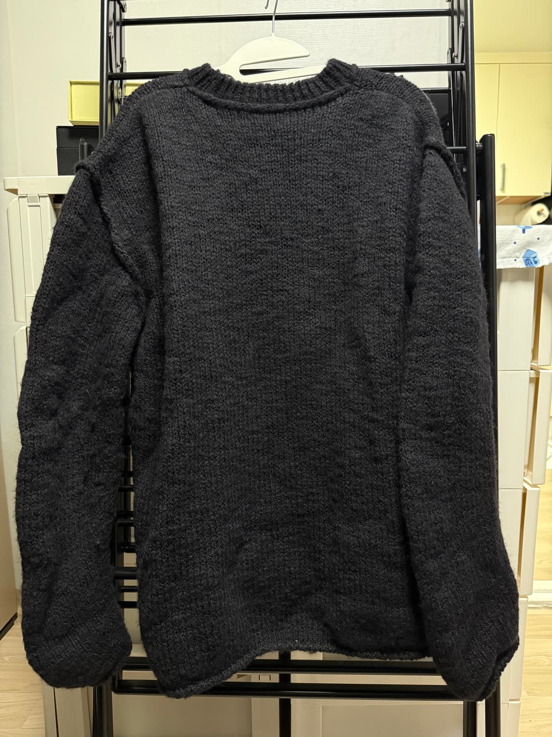 29cm 구매) 낫띵에브리띵 wool100 니트 - 블랙 상품이미지4