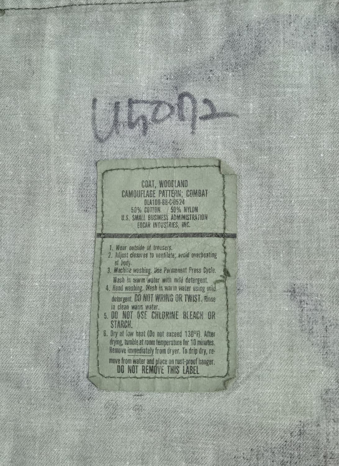 해군 구형 UDT/SEAL 상사 개조 미군 전투복 상의 자켓 (M) 상품이미지8