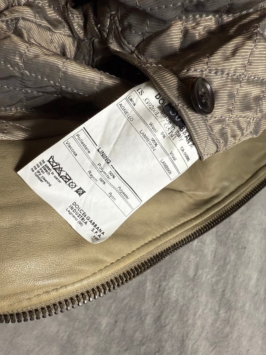 Dolce & Gabbana Pocket Leather Jacket 상품이미지7