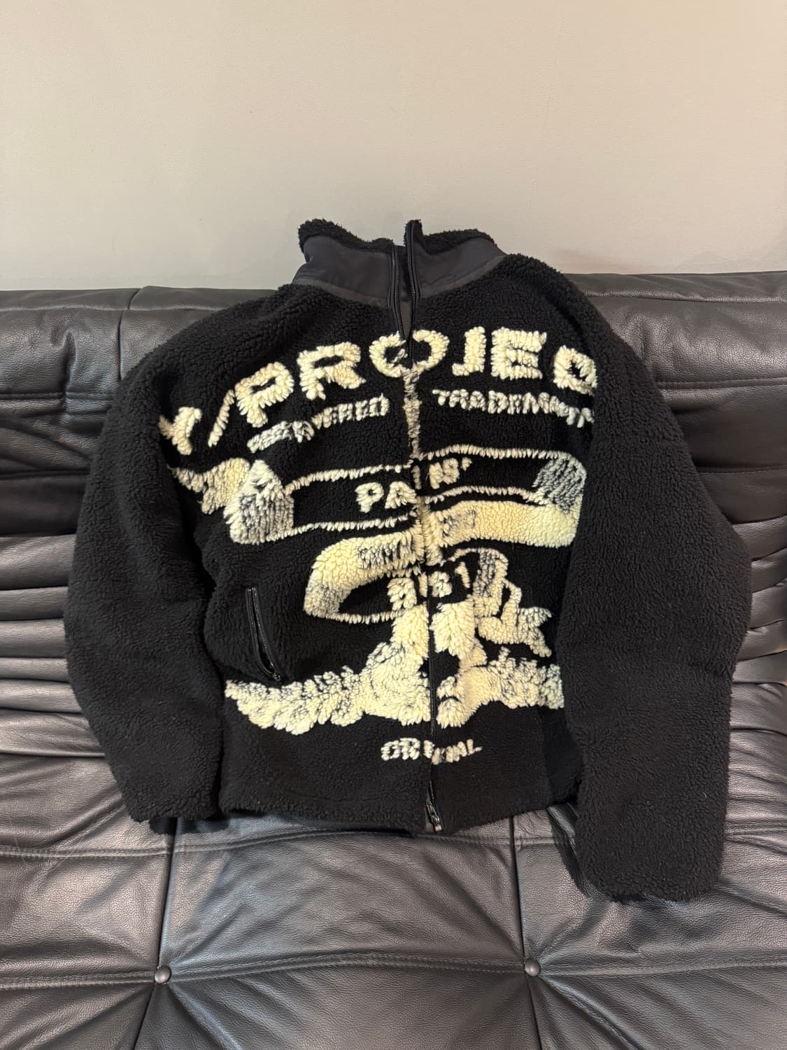 와이프로젝트 파리 베스트 자카드 플리스 자켓 상품이미지3