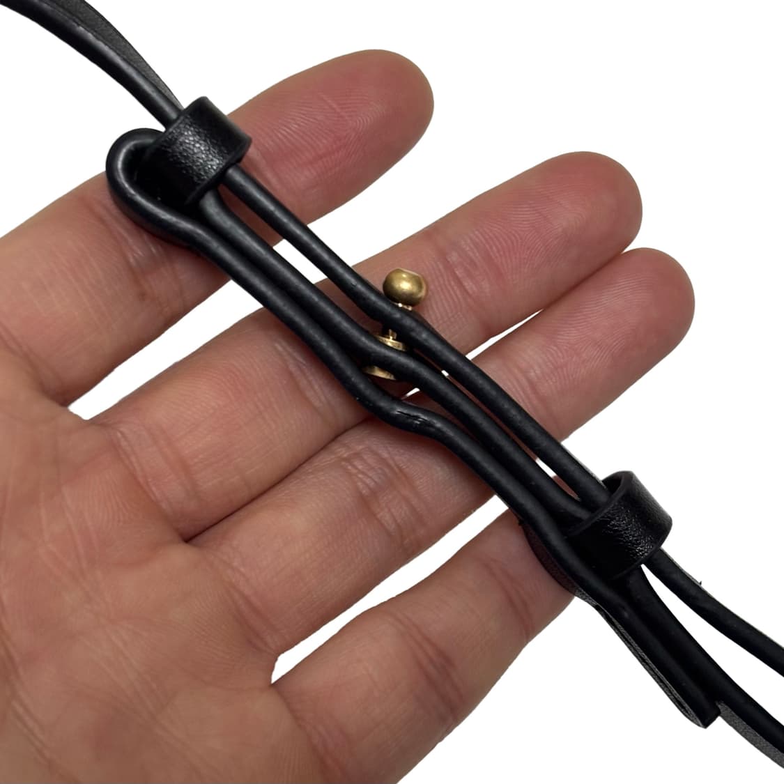 토리버치 밀러 메탈 로고 레더 폰 크로스바디 백 블랙 상품이미지3