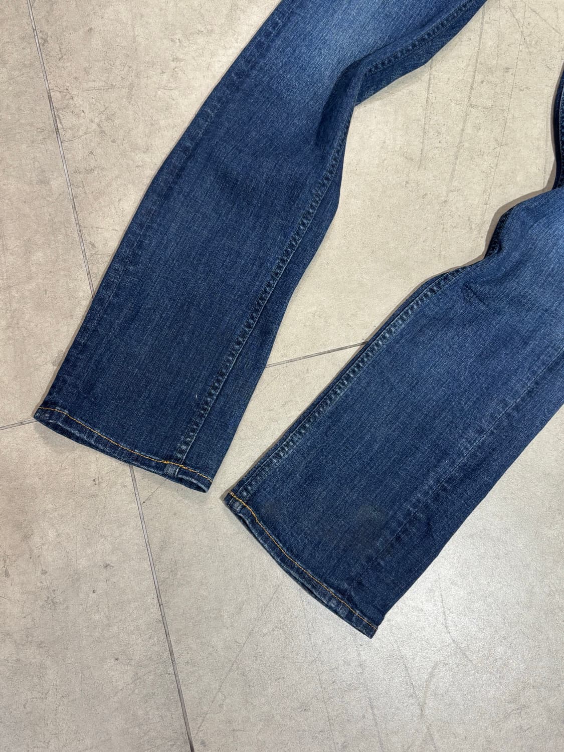 Y2k 지퍼 디테일 데님 팬츠 상품이미지3