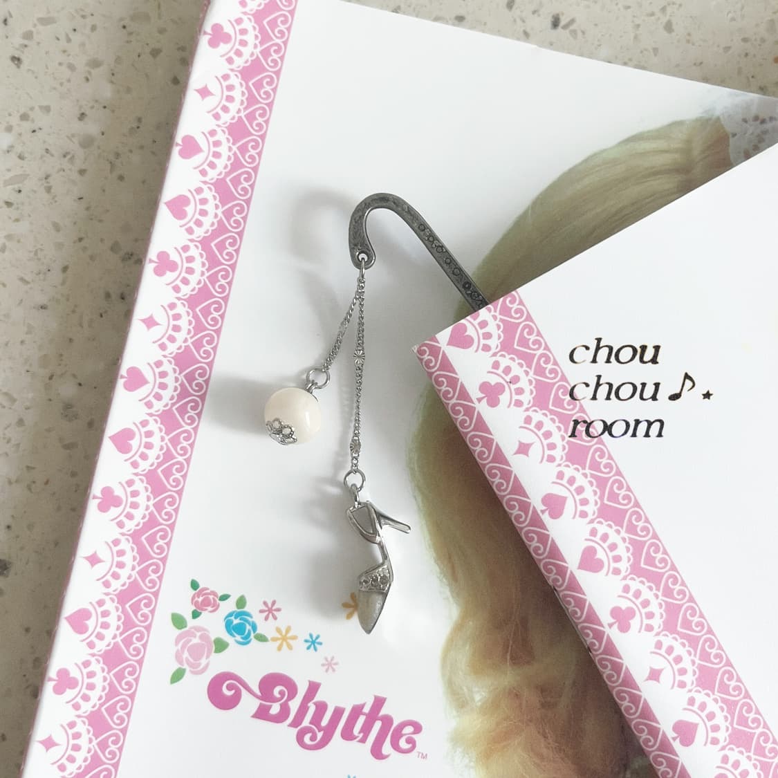 메탈 펜던트 책갈피 ⊰antique heels⊱ bookmark 상품이미지1