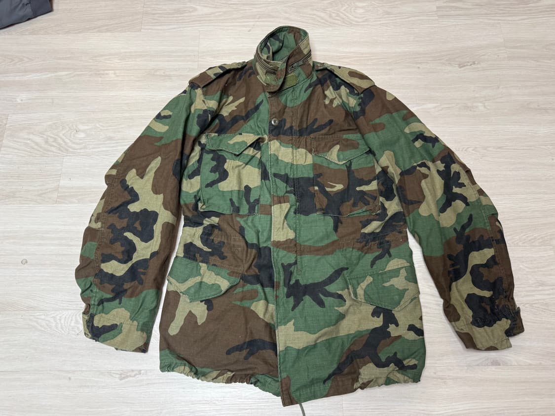 [M] M65 미군 우드랜드 카모 야상 상품이미지1