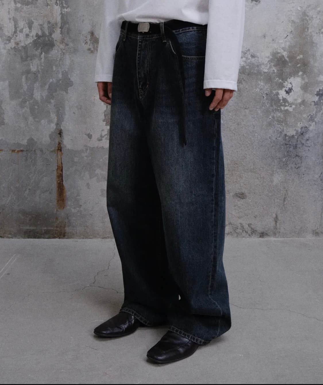 다이브인 LOOSED WIDE DENIM PANTS (DYED INDIG 상품이미지1