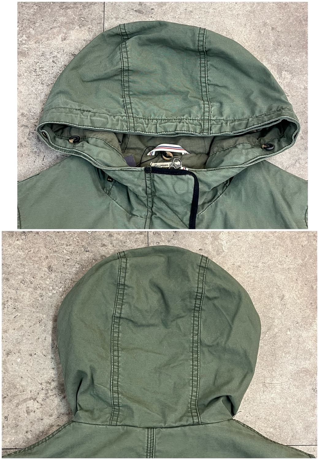 타미힐피거 후드 야상 자켓 카키 S #csz3915 상품이미지7