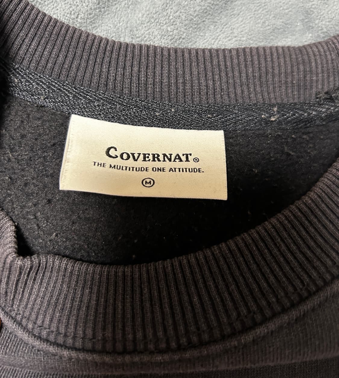 [M] 커버낫 네이비 맨투맨 상품이미지2