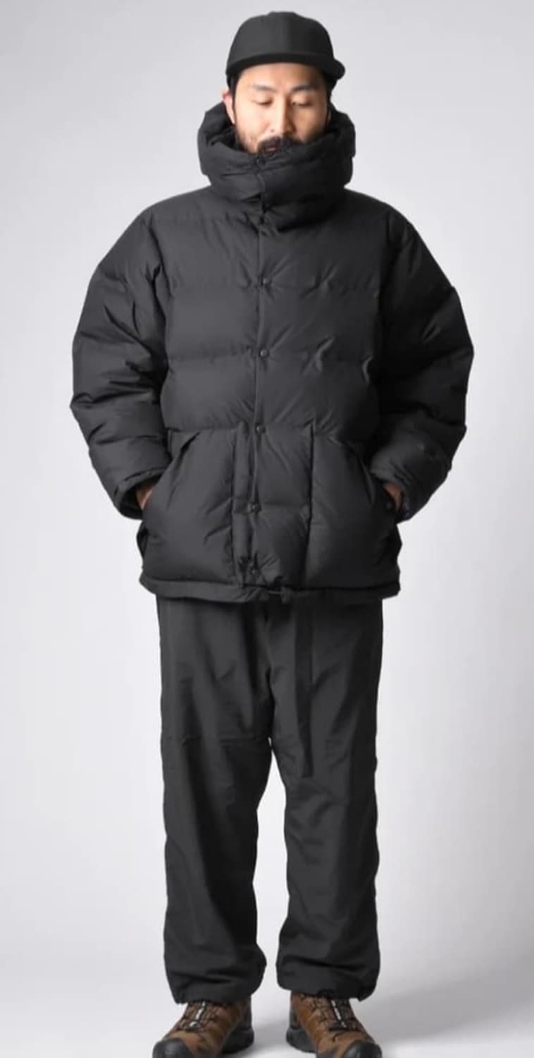 42) 캡틴선샤인x골드윈x바토너 익스페디션 다운 자켓 블랙 상품이미지6