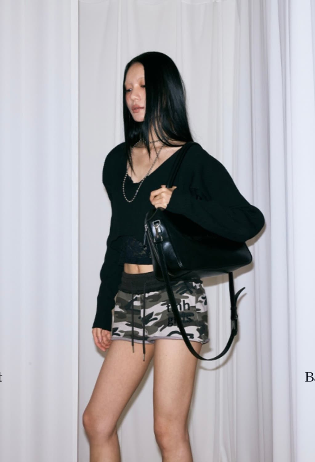 더미스테리어스호텔 카우 레더 스퀘어 백 상품이미지3