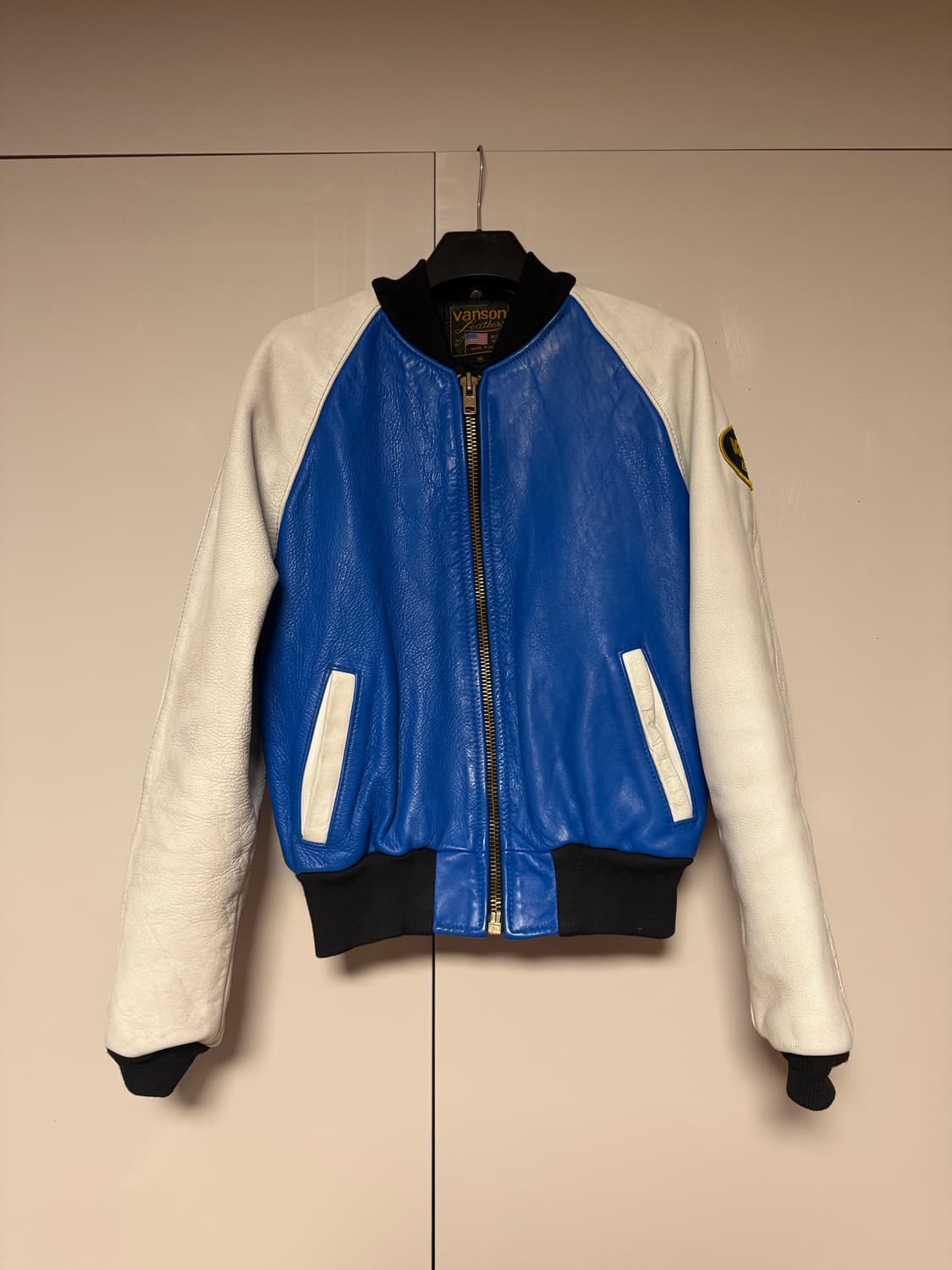 Vanson 벤슨 가죽 바시티 자켓 36 상품이미지1