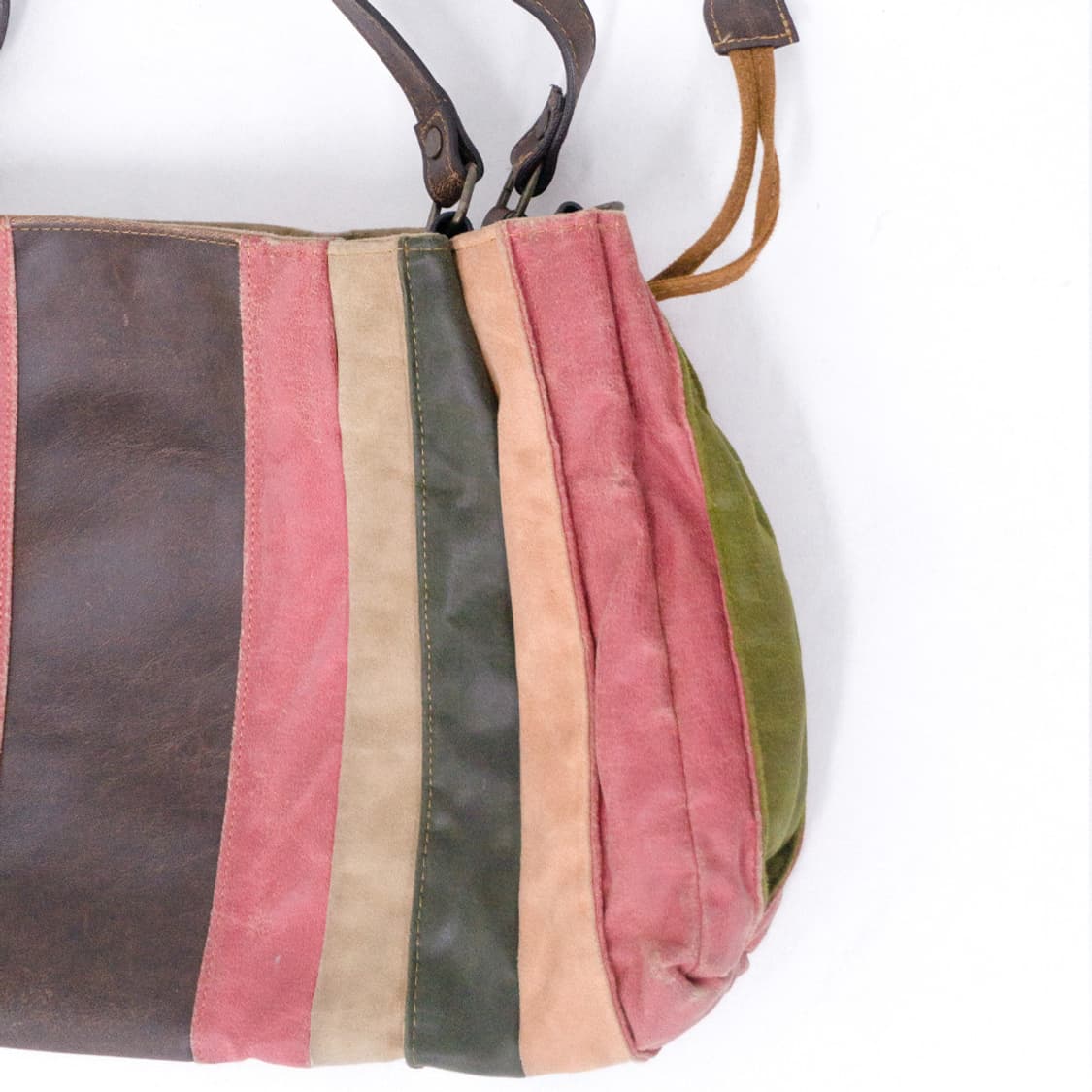 내추럴 패치워크 숄더백 상품이미지3