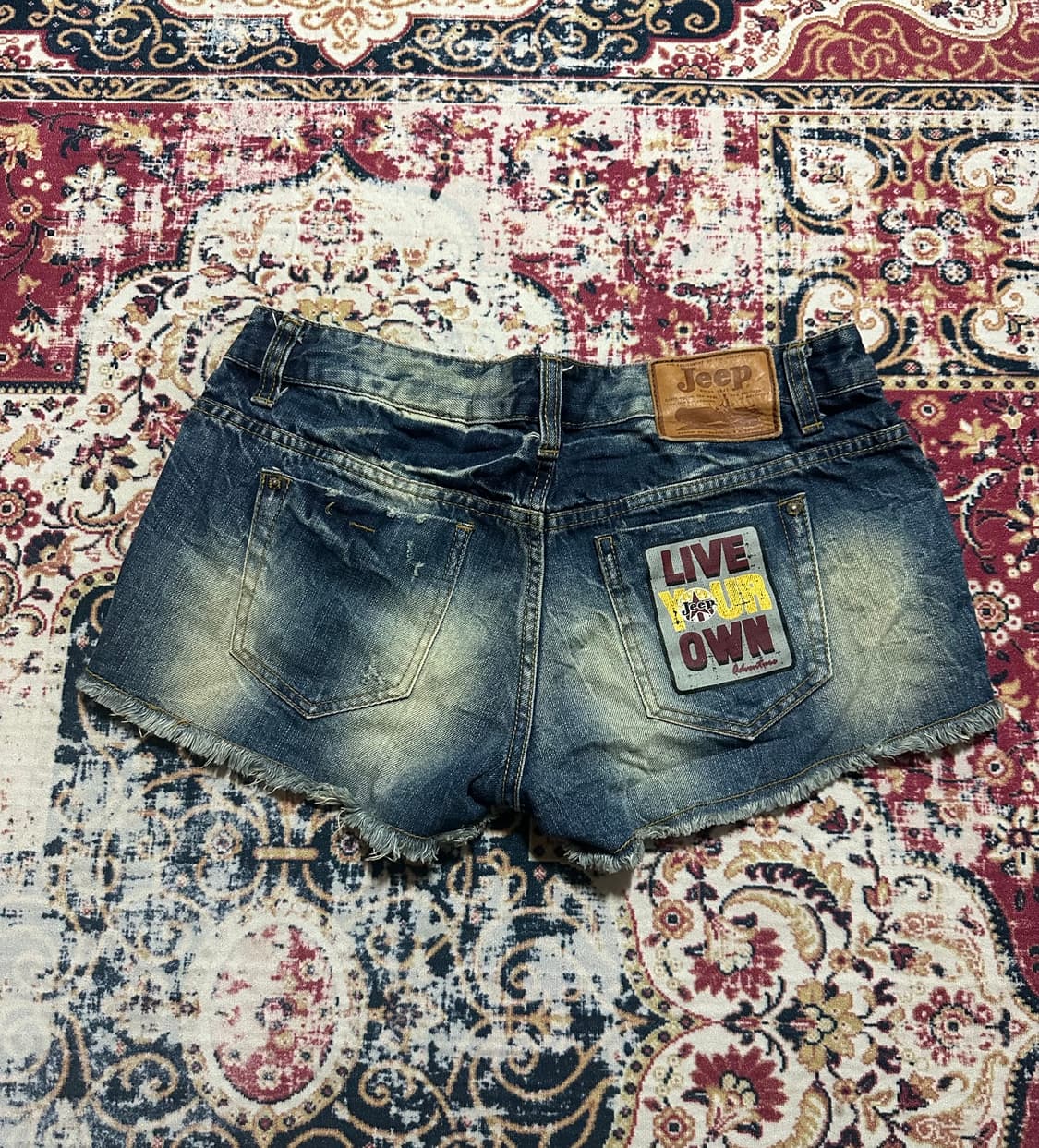 펑크 게스 지퍼 디테일 숏츠 상품이미지3