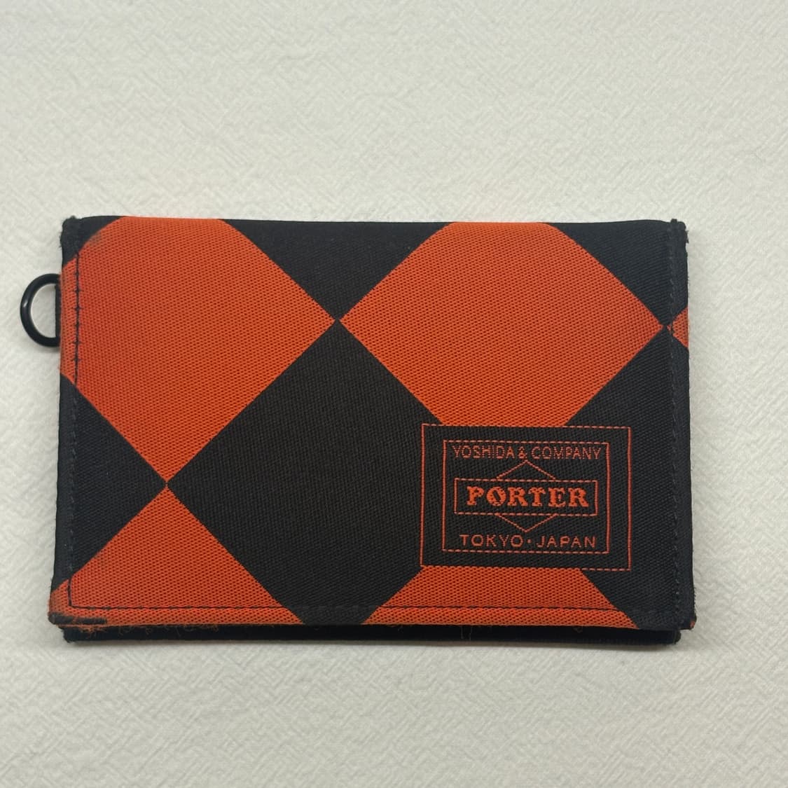 요시다 포터 다이아몬드 체크 패턴 카드 지갑 상품이미지9
