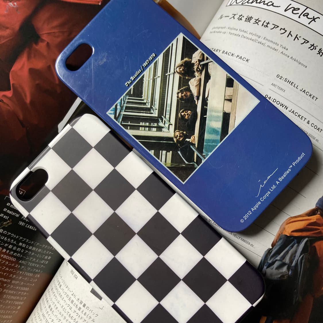 Apple 애플 아이폰 se 사이즈 비틀즈 체커보드 케이스 2개 세트 상품이미지2