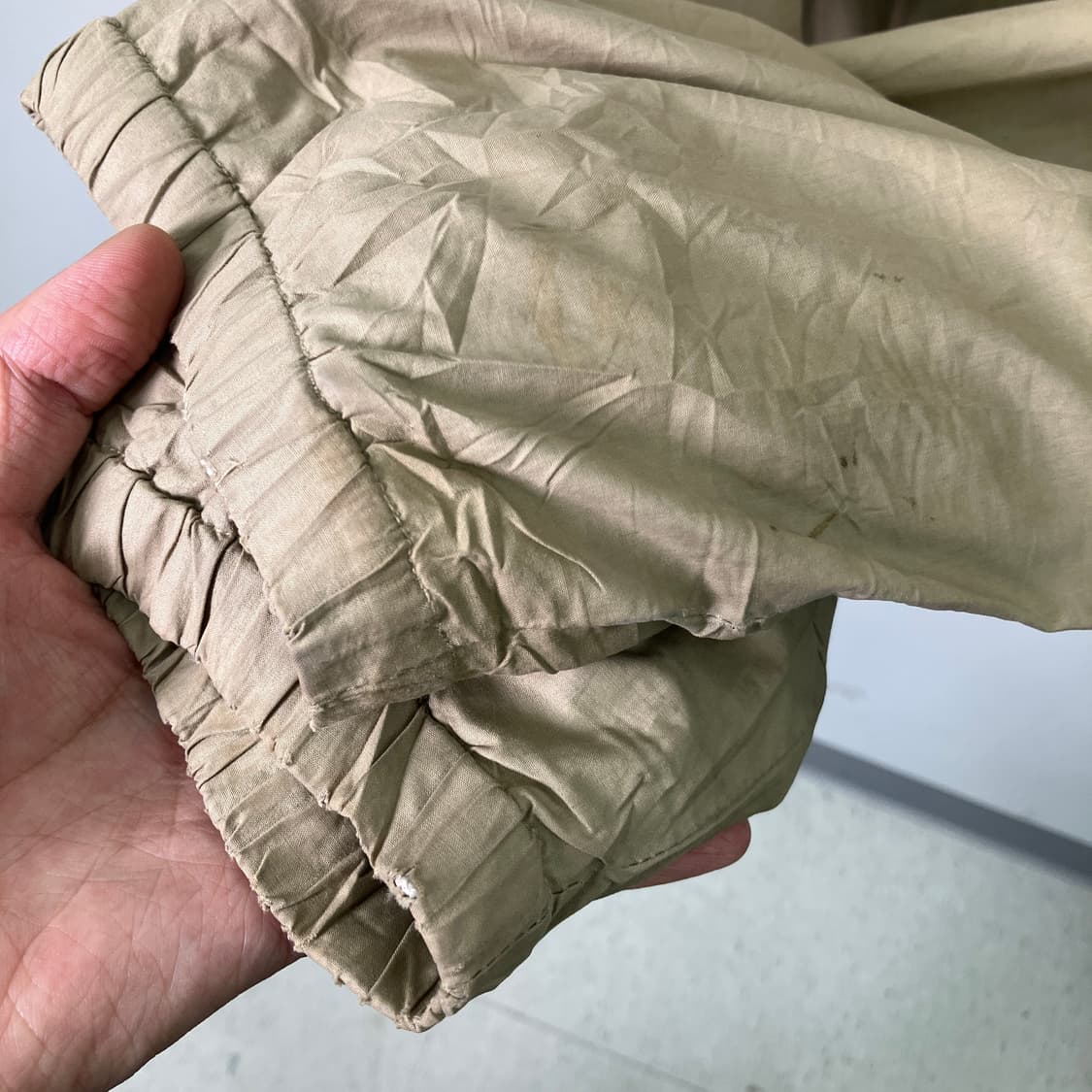 폴로 랄프로렌 베이지 코튼 스윙탑 블루종 자켓 XL 상품이미지9