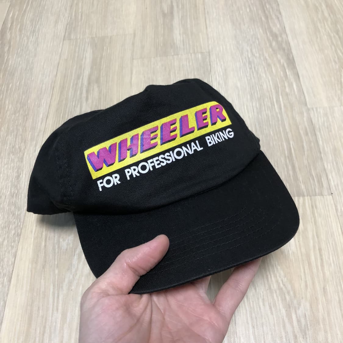 (ONE SIZE) 휠러 바이크 샵 WHEELR 올드스쿨 5패널 스냅백 상품이미지7