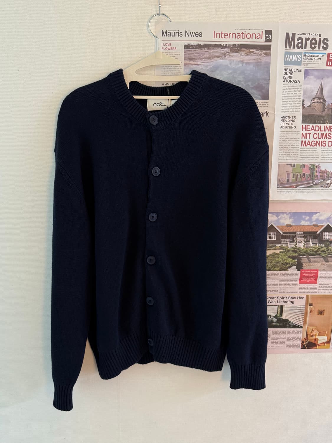 커스텀 어클락 가디건 상품이미지1