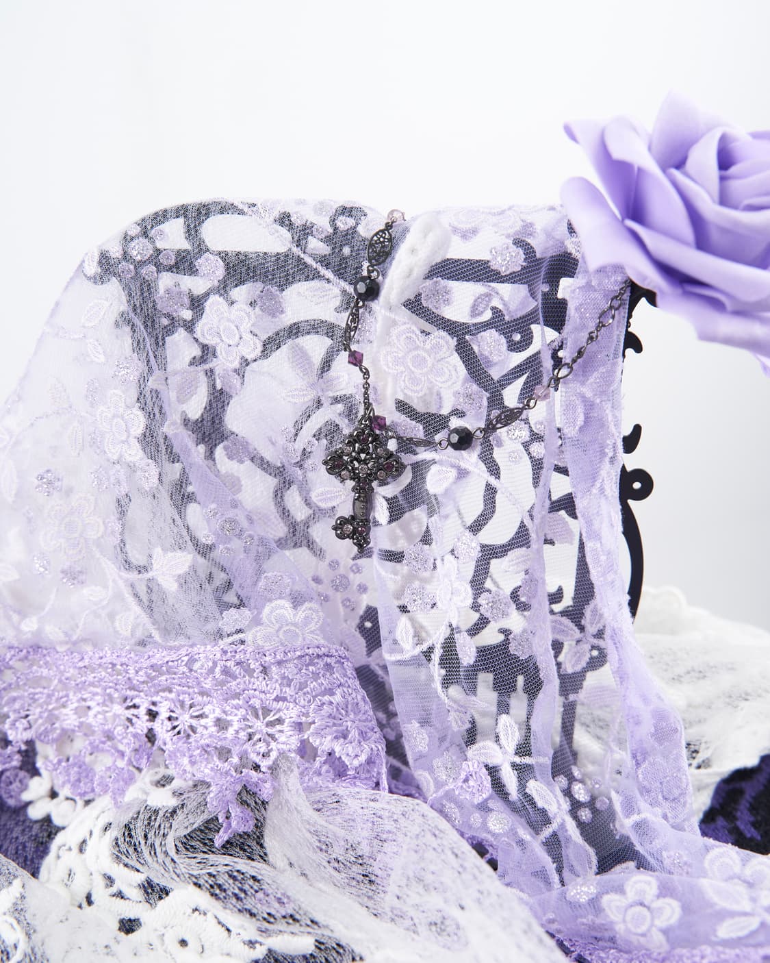 Anna sui 비즈 큐빅 시크릿 키 팬던트 목걸이 상품이미지2