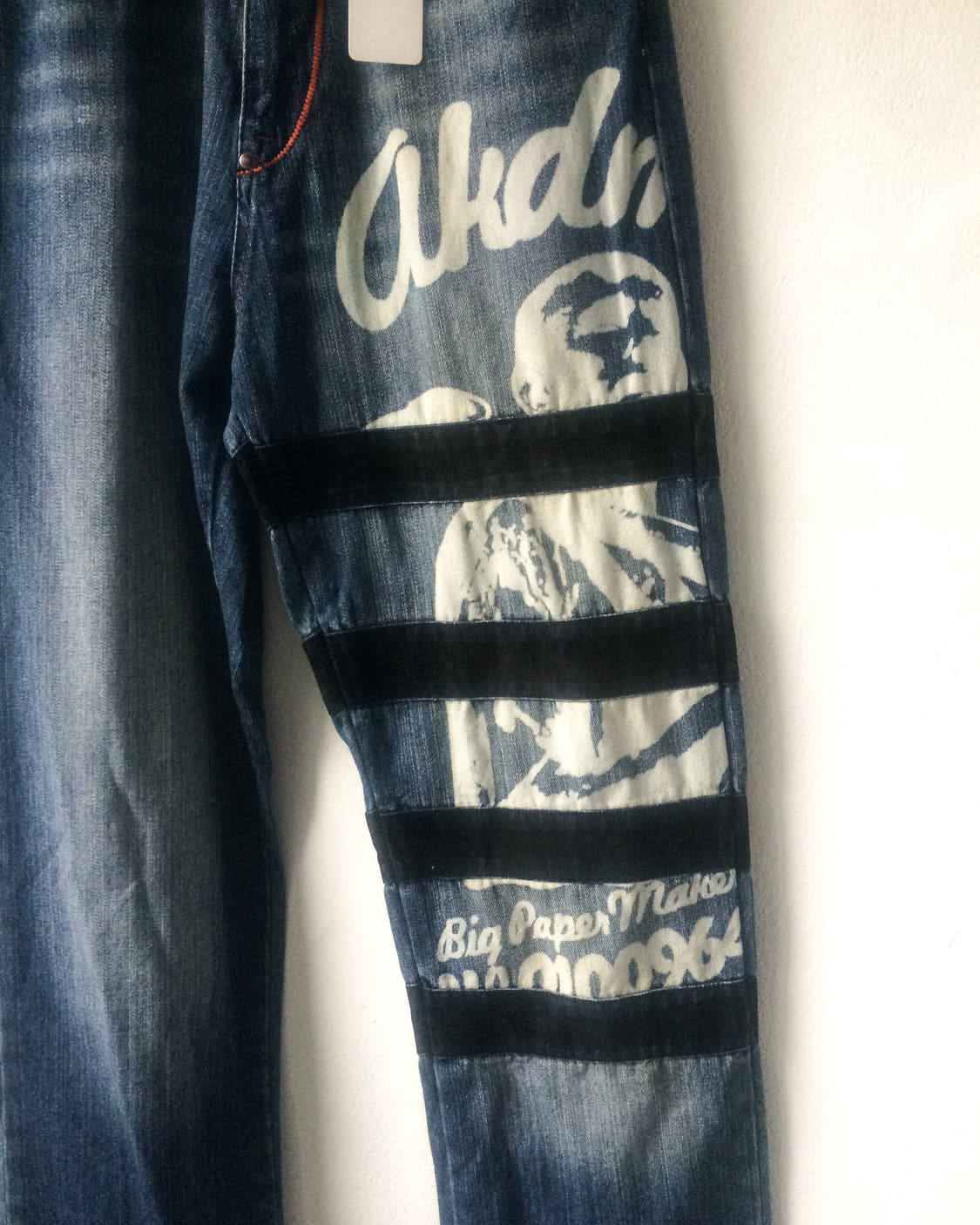 Printing point denim pants 상품이미지4
