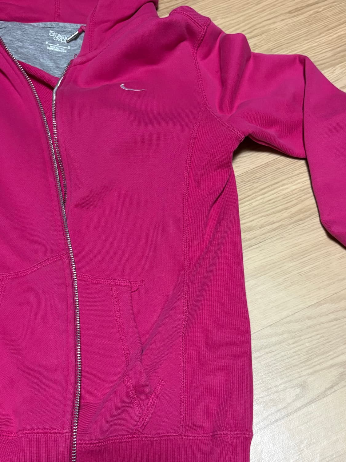 나이키 핫핑크 후드집업 y2k 상품이미지3
