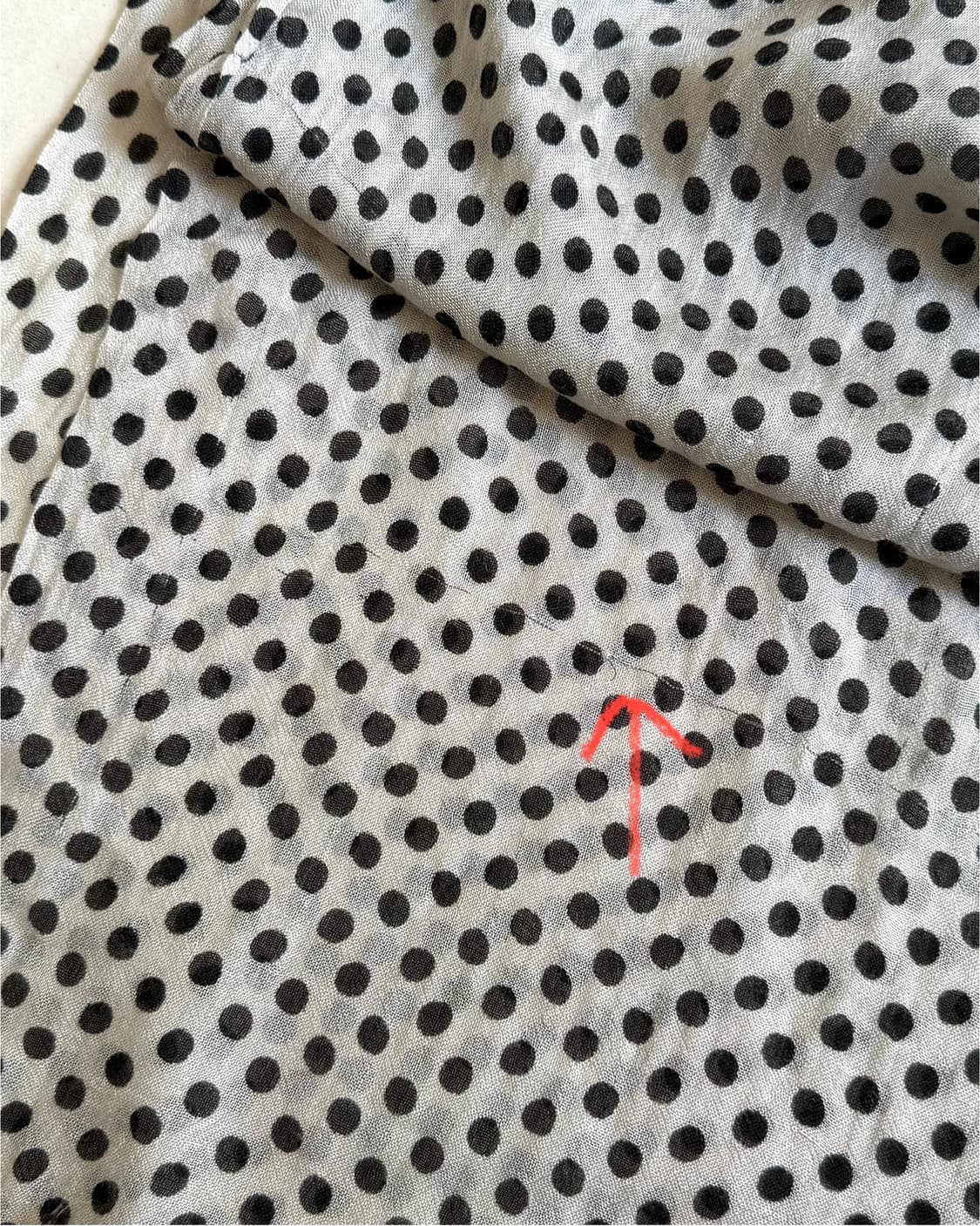 빈티지 도트 머플러 상품이미지4