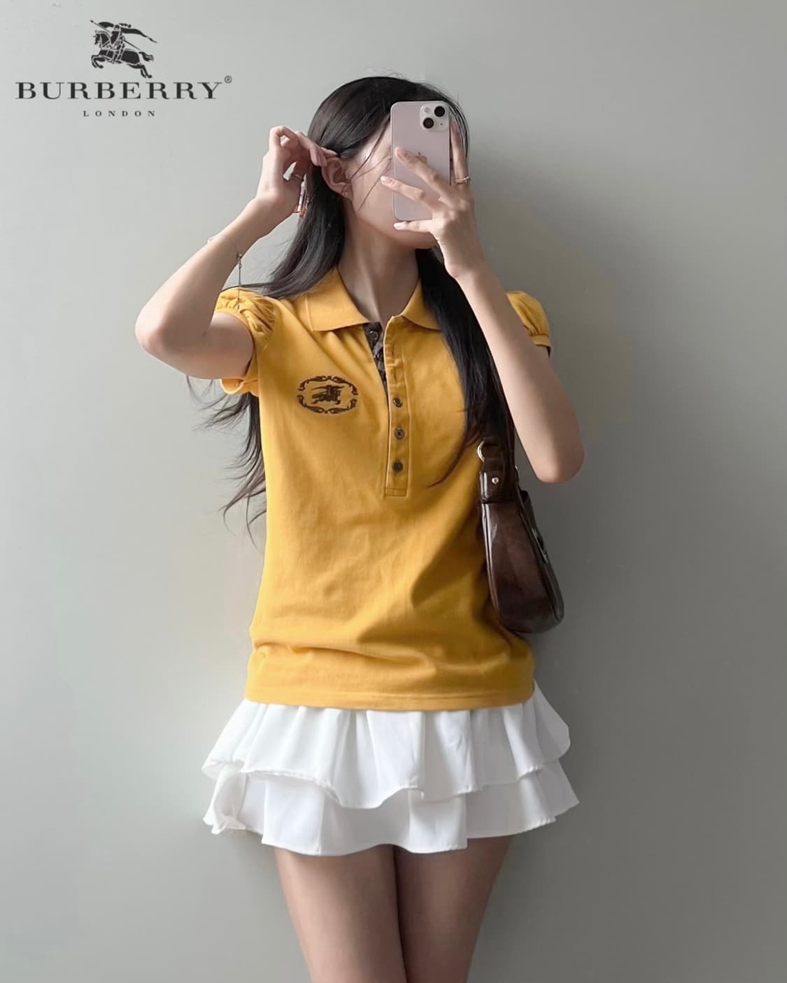 버버리 반팔 카라티 상품이미지2