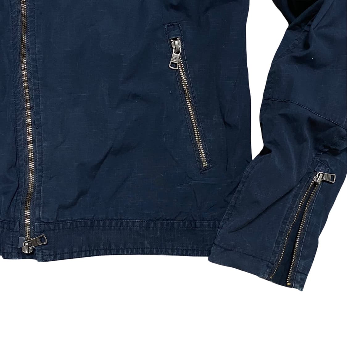 알마니 익스체인지 코튼 더블 라이더 자켓 상품이미지3