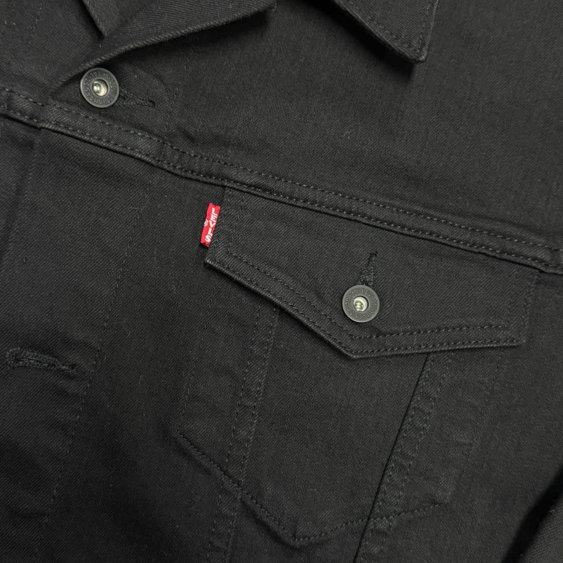 리바이스 프리미엄 블랙 트러커 자켓 XL 상품이미지4