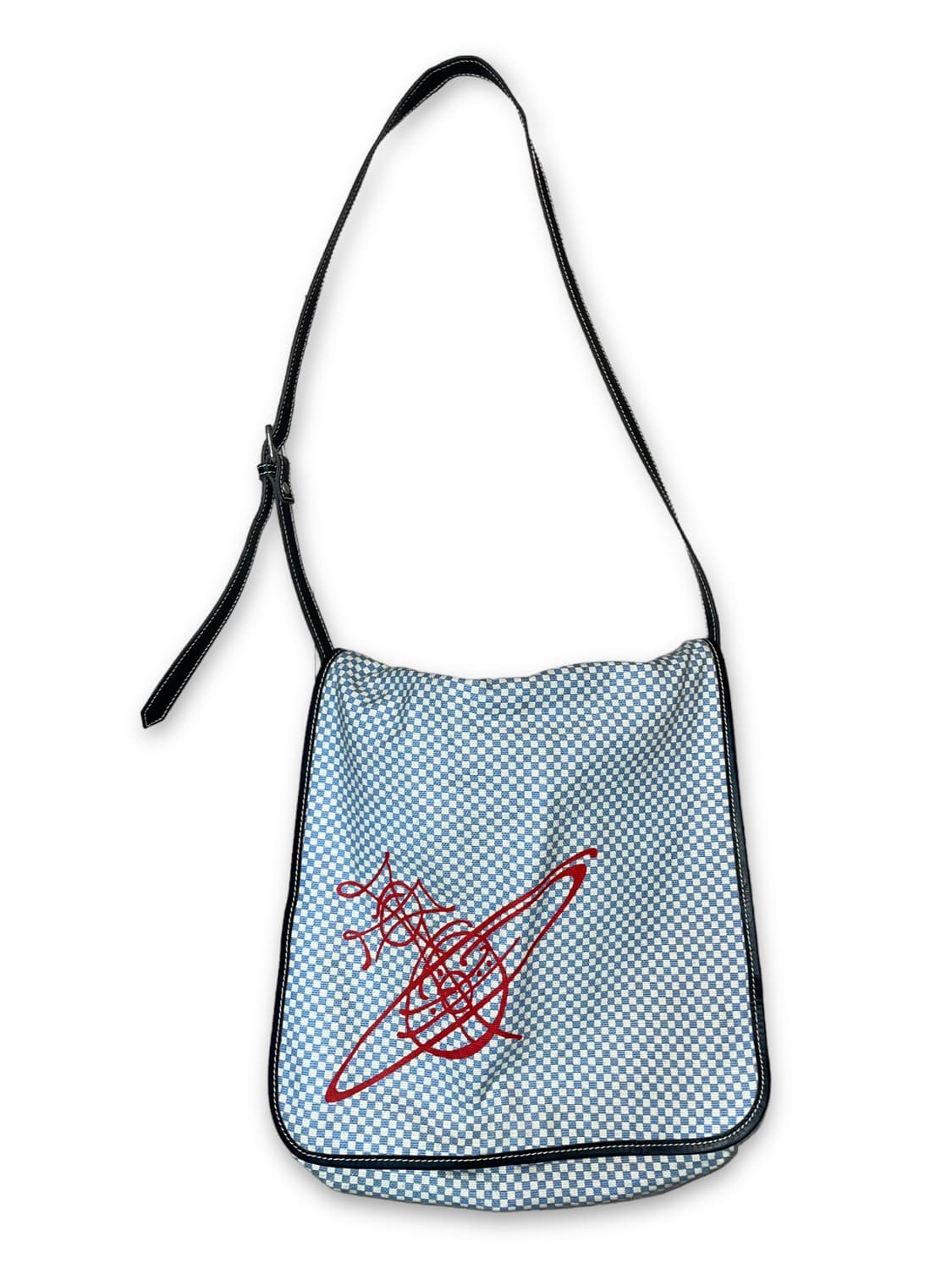 비비안 웨스트우드 체커보드 크로스백 상품이미지1