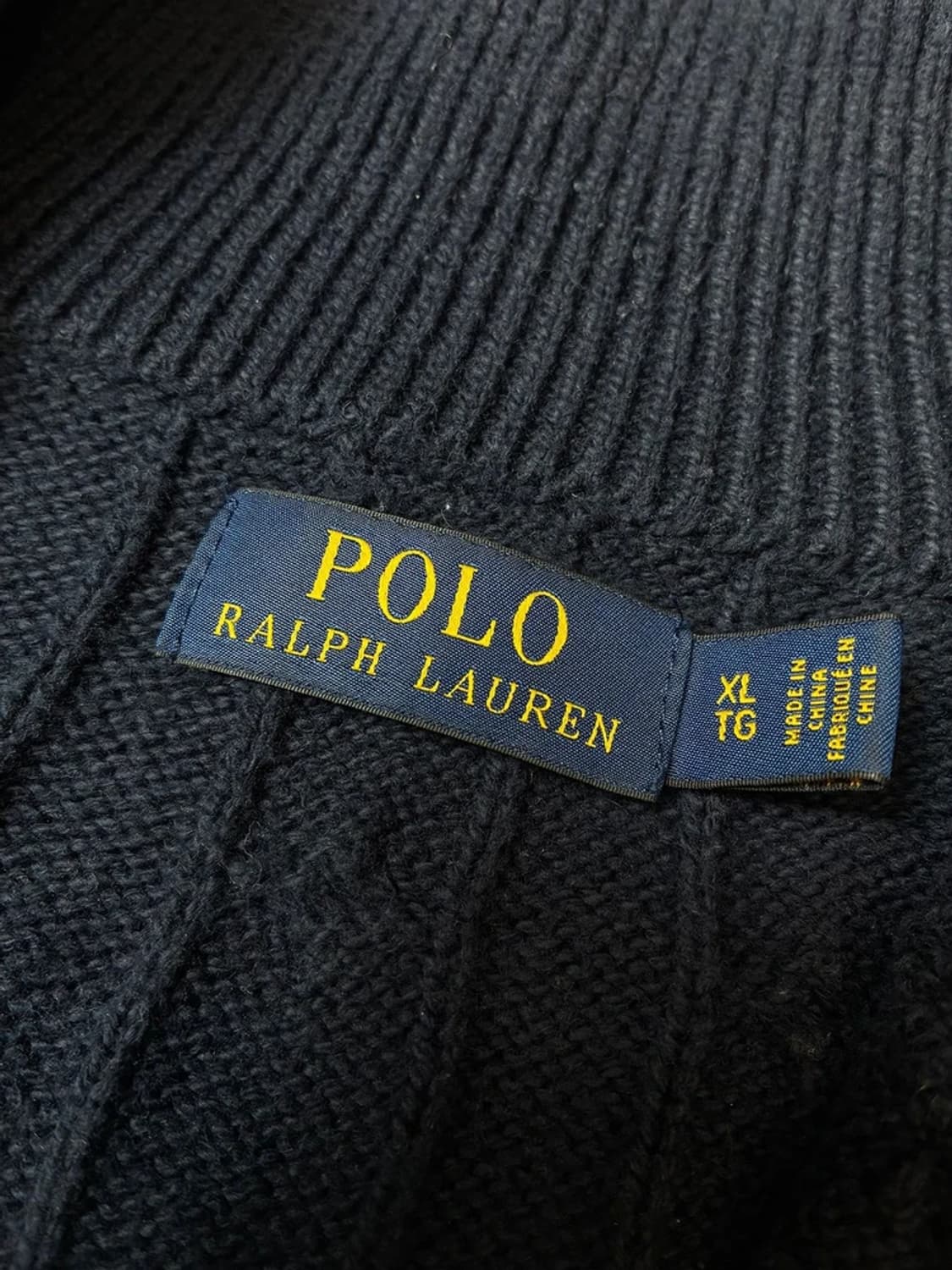 폴로 랄프로렌 꽈배기 하프 집 니트 PN8255 상품이미지6