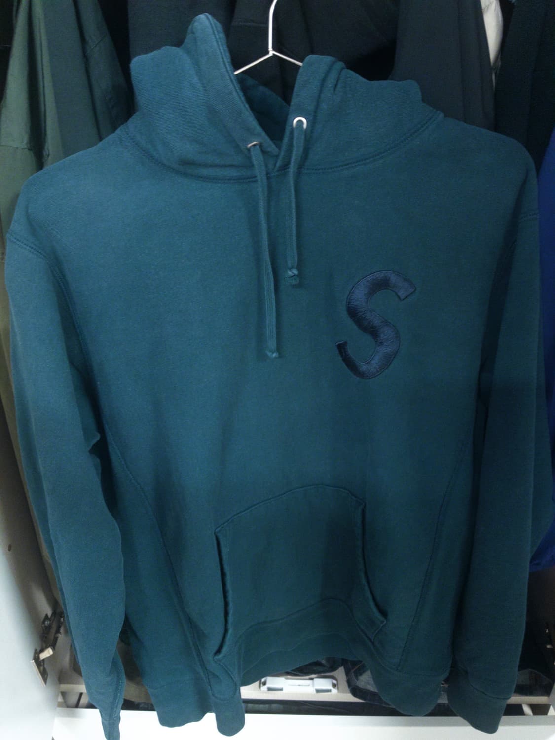 슈프림 s로고 후드 L 상품이미지1