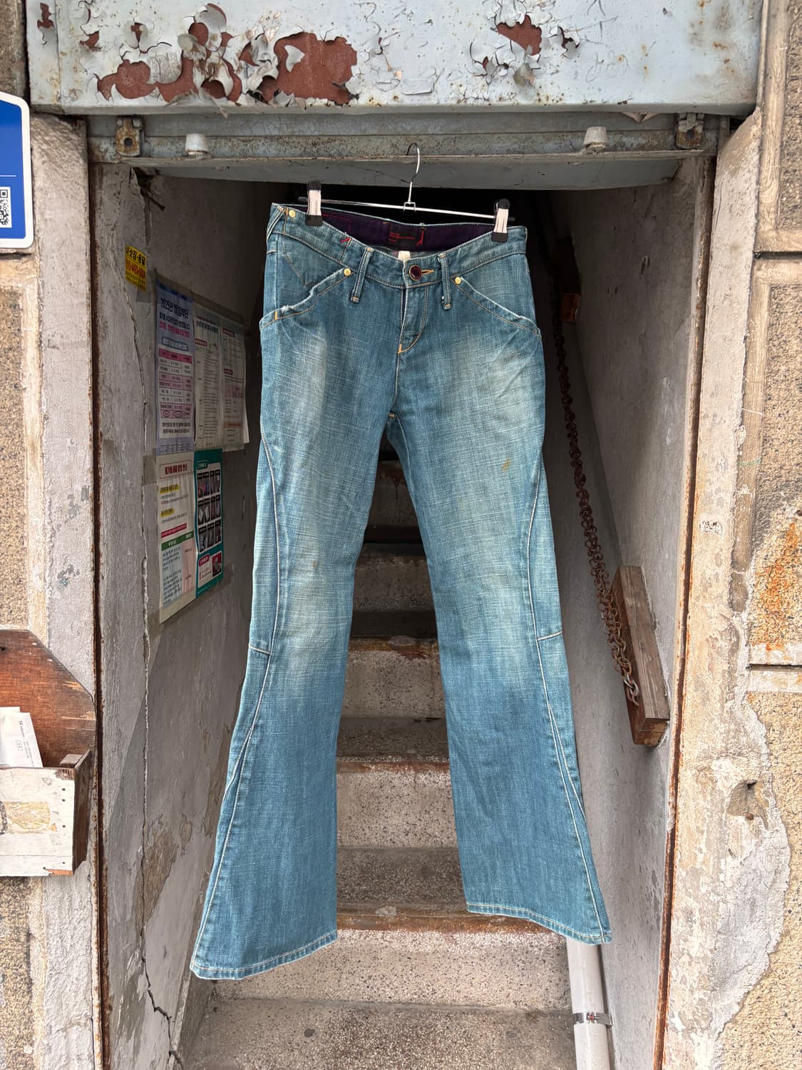 빈티지 리바이스 엔지니어드진 y2k 로우라이즈 부츠컷 상품이미지2