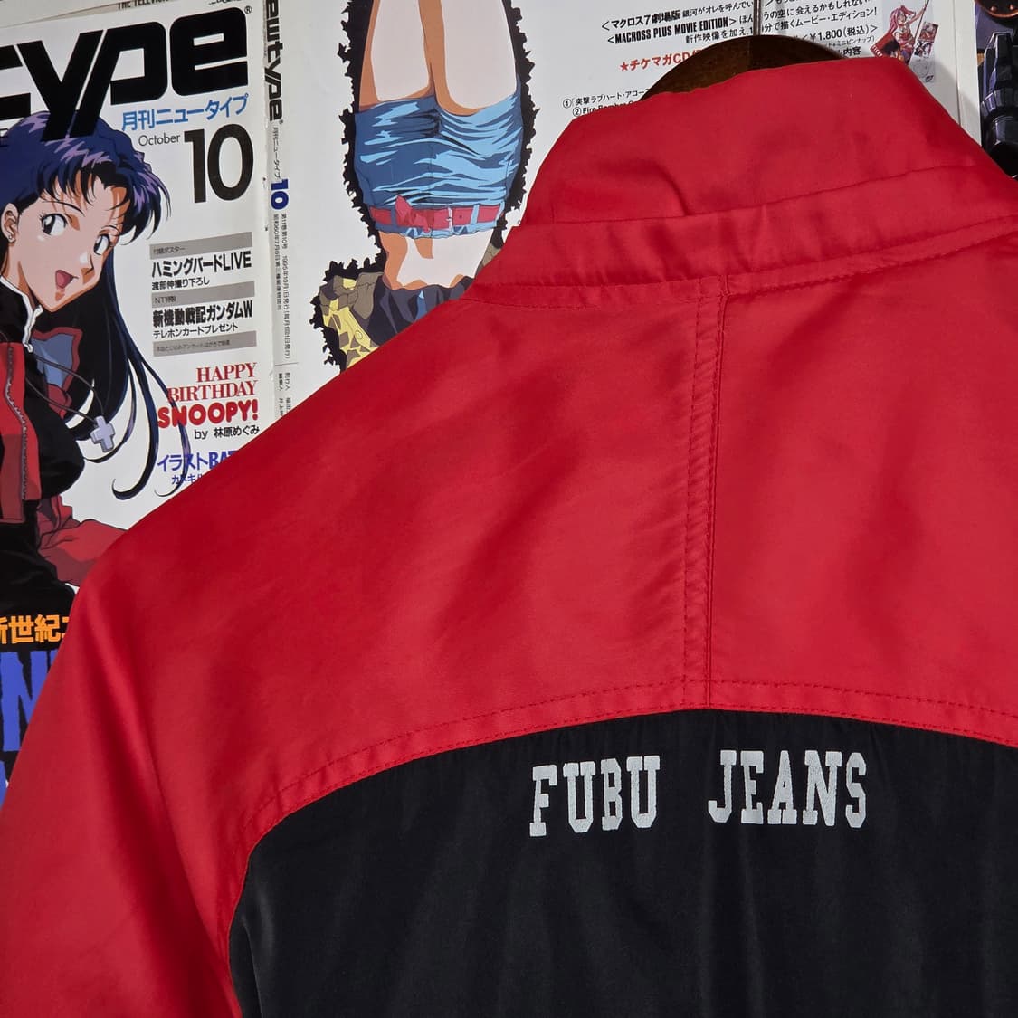 후부 올드스쿨 블랙앤레드 덕다운 레이싱 패딩 상품이미지7