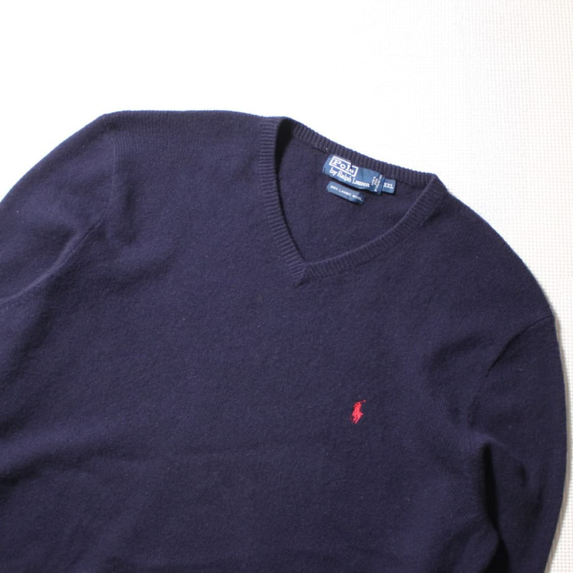 Polo 폴로 랄프로렌 네이비 브이넥 니트 상품이미지3