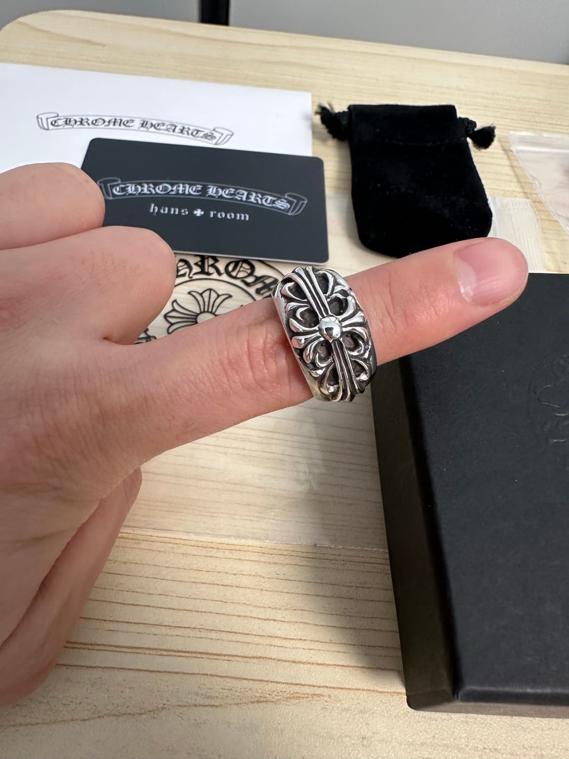 크롬하츠 플로랄링 반지 상품이미지4