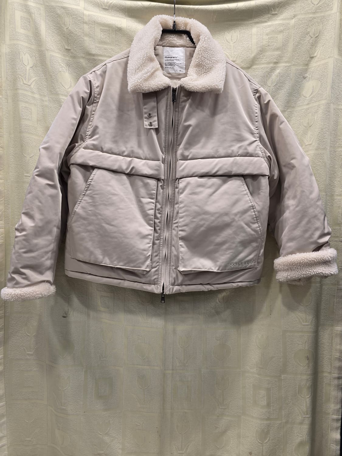 코드그라피 남성  퍼 칼라 패딩 숏패딩 점퍼 95 상품이미지1