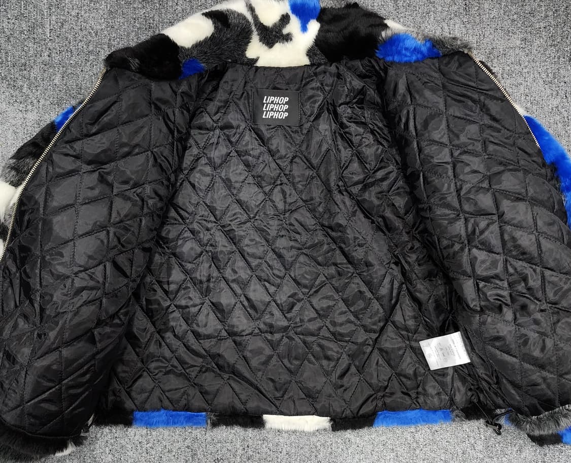 립합 블루 밀리 카모플라쥬 퍼 자켓 상품이미지3